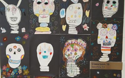 💀Ms Moore’s 3rd Class – Dia de Muertos👻