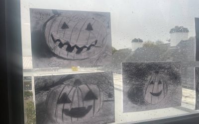 Ms Reynold’s 6th Class – Pumpkin Art