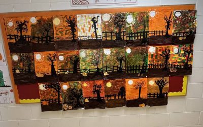 Ms B Duffy’s – 4th Class Autumnal and Halloween Art